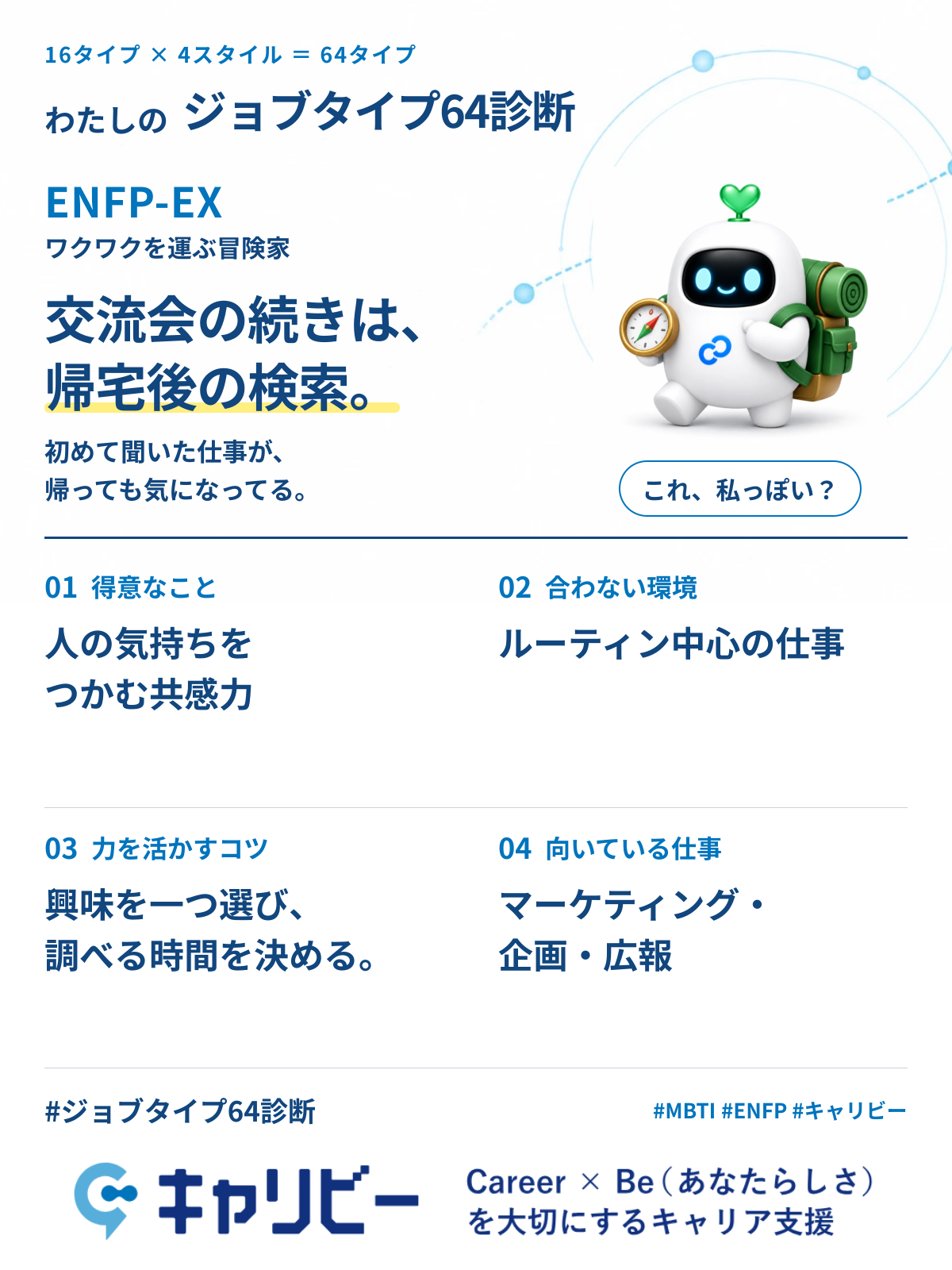 ENFP-EX ワクワクを運ぶ冒険家の共有カード